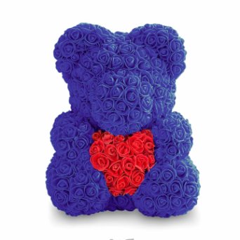 МИШКА СИНИЙ 40 СМ С СЕРДЦЕМ МИШКА СИНИЙ 40 СМ С СЕРДЦЕМ
