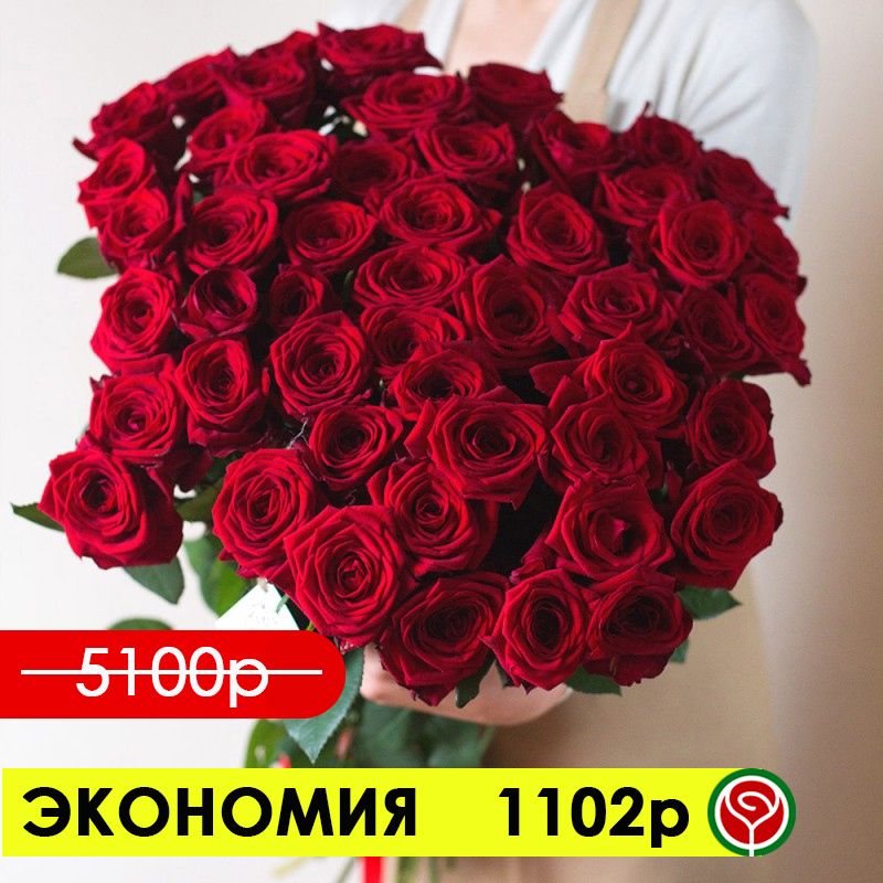 51 РОЗА РЕД НАОМИ 70 СМ 51 РОЗА РЕД НАОМИ 70 СМ